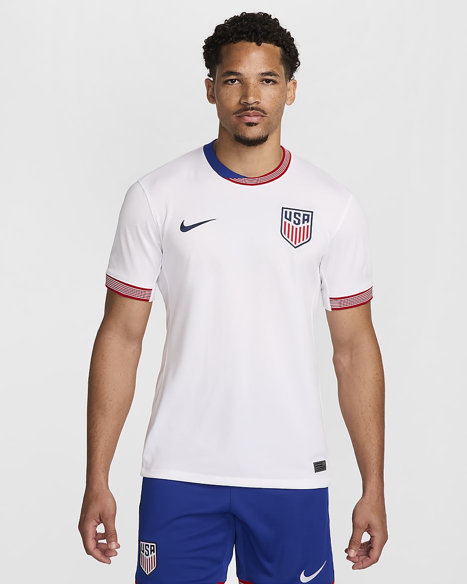 USMNT 2024 Stadium Home Men s Nike Dri FIT Soccer Replica Jersey